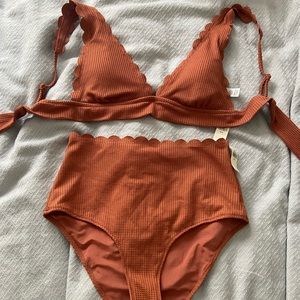 Brand new American Eagle high waisted bathing suit